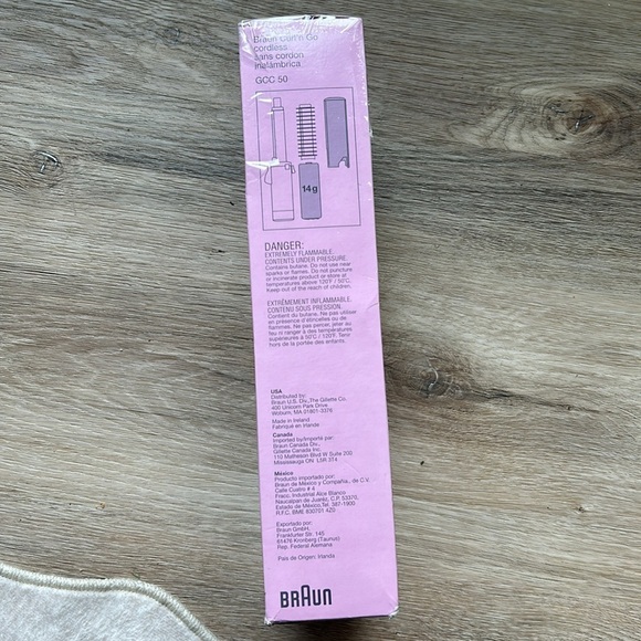Braun Curl’n Go 3/4” Cordless Curling Iron & Brush w/Energy Cell NIP Vintage - Picture 3 of 12